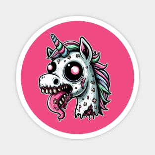 Zombie unicorn Magnet